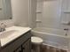 Clean bathroom with a tub, sink, and toilet at 813 Gondola Ct # 107, Salisbury, NC 28144