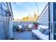 Relaxing rooftop patio furnished with comfortable seating at 824 Broad River Ln, Charlotte, NC 28211