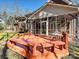 Spacious deck with built-in benches, overlooking backyard at 1201 Over Stream Ln, Matthews, NC 28105