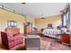 Large bedroom with hardwood floors and ample space at 1318 Ostwalt Amity Rd, Cleveland, NC 27013