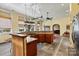 Spacious kitchen with an island and lots of counter space at 1318 Ostwalt Amity Rd, Cleveland, NC 27013