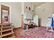 Small kitchen with simple cabinetry and tile floor at 1318 Ostwalt Amity Rd, Cleveland, NC 27013