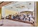 Large room with a stage and various items at 1318 Ostwalt Amity Rd, Cleveland, NC 27013