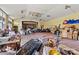 Large room with a stage and various items at 1318 Ostwalt Amity Rd, Cleveland, NC 27013