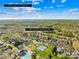 Beautiful aerial view of the neighborhood; close to Uptown Charlotte at 14500 Harvington Dr, Huntersville, NC 28078