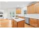 Spacious kitchen with white countertops, stainless steel appliances, and access to the backyard at 14500 Harvington Dr, Huntersville, NC 28078