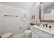 Stylish bathroom with flamingo decor and modern vanity at 4311 Craig Ave, Charlotte, NC 28211