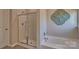 Bathroom with shower and bathtub at 4606 Harris Elliot Rd, Lincolnton, NC 28092