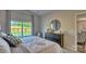 Main bedroom with large window and backyard view at 4606 Harris Elliot Rd, Lincolnton, NC 28092