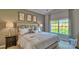 Spacious bedroom with large window and backyard view at 4606 Harris Elliot Rd, Lincolnton, NC 28092