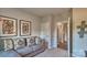 Bonus room with sectional sofa and neutral decor at 4606 Harris Elliot Rd, Lincolnton, NC 28092