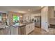 Modern kitchen with stainless steel appliances and an island at 4606 Harris Elliot Rd, Lincolnton, NC 28092