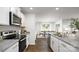 Modern kitchen features stainless steel appliances and granite countertops at 4614 Harris Elliot Rd, Lincolnton, NC 28092