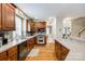 Modern kitchen with stainless steel appliances and ample cabinet space at 908 Thorn Ridge Ln, Lake Wylie, SC 29710