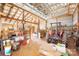 Barn interior with tractor, tools, and workbench at 1047 College Ave, Shelby, NC 28152