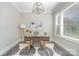 Stylish office with modern desk, neutral decor, and large window at 1103 N Sharon Amity Rd, Charlotte, NC 28211