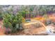 Aerial view of a manufactured home nestled in the woods at 118 River Ridge Ln, Hickory, NC 28601