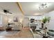 Modern white kitchen with island and stainless steel appliances at 126 Terrace Dr, Bessemer City, NC 28016