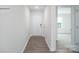 Welcoming entryway with durable wood-look flooring at 1766 Falls Cove Rd, Newton, NC 28658