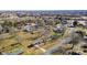 Aerial view of house and surrounding neighborhood, showcasing the property's location and landscape at 200 11Th St, Spencer, NC 28159