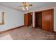 Spacious bedroom with wood floors and closet at 200 11Th St, Spencer, NC 28159
