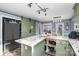 Spacious kitchen featuring granite countertops and a farmhouse sink at 2000 Shannon Bridge Ln, Matthews, NC 28105