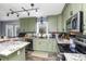 Modern kitchen with granite countertops and stainless steel appliances at 2000 Shannon Bridge Ln, Matthews, NC 28105