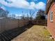 Backyard with fenced area and grassy lawn at 2042 Country Ct, Rock Hill, SC 29732