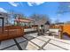 Outdoor oasis boasting a patio, fire pit, pergola, and detached garage at 212 Bacon Ave, Charlotte, NC 28208