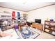 Versatile bedroom with storage, a desk, and a comfy seating area at 3510 Flint Dr, Statesville, NC 28677