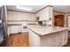 Updated kitchen featuring stainless steel appliances and an island at 3510 Flint Dr, Statesville, NC 28677