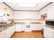 Kitchen features white cabinets and granite countertops at 3510 Flint Dr, Statesville, NC 28677