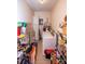 Functional laundry room with washer, dryer, and storage at 3510 Flint Dr, Statesville, NC 28677