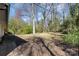 Large, shaded backyard with mature trees, and lots of room to play at 3843 Foxford Pl, Charlotte, NC 28215