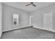 Bedroom with carpet, window and ceiling fan at 518 S Race St, Statesville, NC 28677