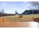 Back deck overlooking large backyard at 760 Bethesda Rd, Statesville, NC 28677
