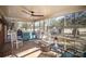 Spacious screened porch, perfect for relaxing and enjoying the outdoors at 7740 Robinson Church Rd, Charlotte, NC 28215