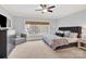 Neutral bedroom with a large window and decorative furniture at 107 E Cold Hollow Farms Dr, Mooresville, NC 28117