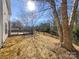 Spacious backyard with deck and wood privacy fence at 133 Jacobs Woods Cir, Troutman, NC 28166