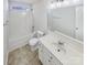 Bathroom with tub, toilet and vanity at 133 Jacobs Woods Cir, Troutman, NC 28166