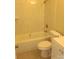 Bathroom with tub and shower combination at 1331 Copper Creek Ln, Fort Mill, SC 29715