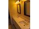 Bathroom with double vanity and quartz countertops at 1331 Copper Creek Ln, Fort Mill, SC 29715