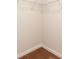 Empty corner closet with wire shelving at 1514 Doran Ter, Richburg, SC 29729