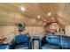 Spacious bonus room with pool table, exercise equipment, and wood ceiling at 1519 Triplett Rd, Cleveland, NC 27013