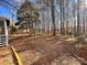 Spacious backyard surrounded by trees, providing privacy at 203 Shane Dr, Mount Holly, NC 28120