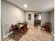 Dining area with a table and chairs, view into the kitchen at 203 Shane Dr, Mount Holly, NC 28120