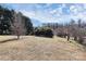 Expansive backyard with mature trees and open space, offering privacy and plenty of room for outdoor activities at 4029 Wild Nursery Ct, Charlotte, NC 28215