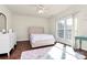 Bright bedroom with hardwood floors, natural light, and simple, cozy decor at 4029 Wild Nursery Ct, Charlotte, NC 28215