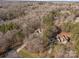 Aerial view of house and surrounding wooded area at 4070 Timber Crossing Dr, Rock Hill, SC 29730