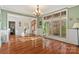 Spacious dining room with hardwood floors and large windows at 4070 Timber Crossing Dr, Rock Hill, SC 29730